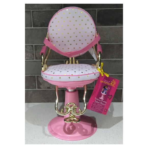 NWT Our Generation Sitting Pretty Salon Chair for 18" Dolls - Picture 2 of 6
